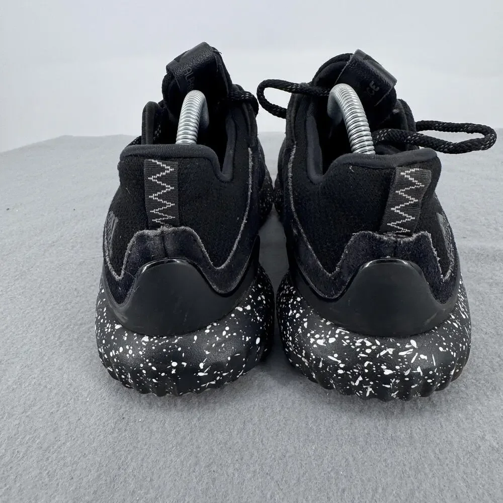 Adidas Alphabounce Suede Leather Sneakers Mens 9 Black Speckled‎ Running Shoes